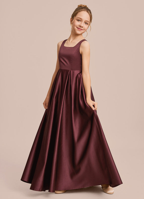 Robe Trapèze Satin Ciel Doux - gallery 2