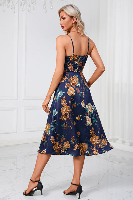 Robe Trapèze Fleur De Pêche - gallery 5