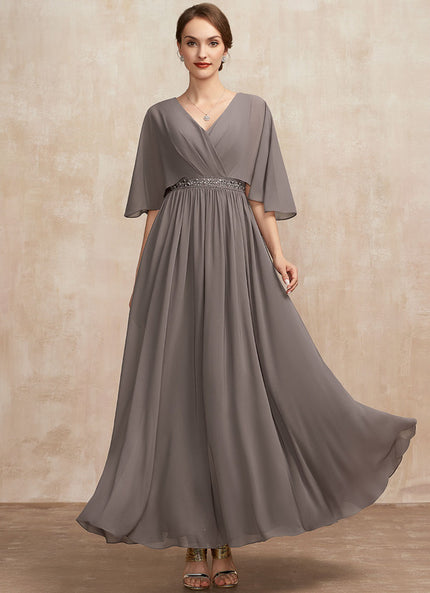 Robe Trapèze Gris Élégance Sereine