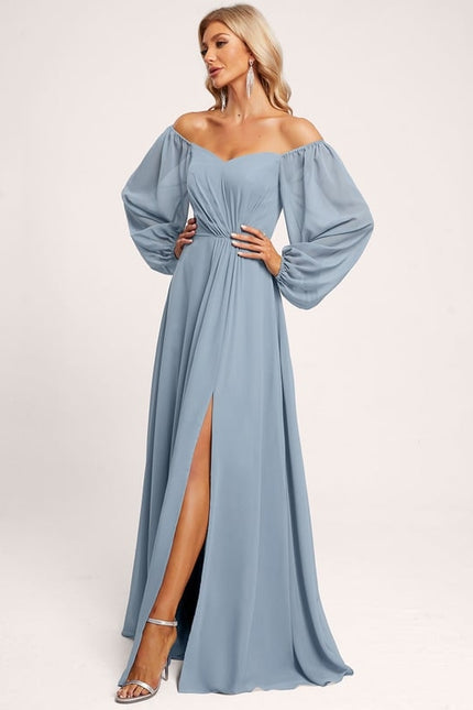 Robe Trapèze Éventail Douceur - gallery 1
