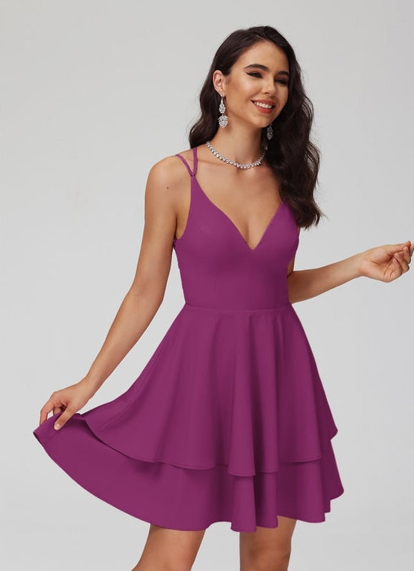 Robe Trapèze Rêve De Rose - gallery 3