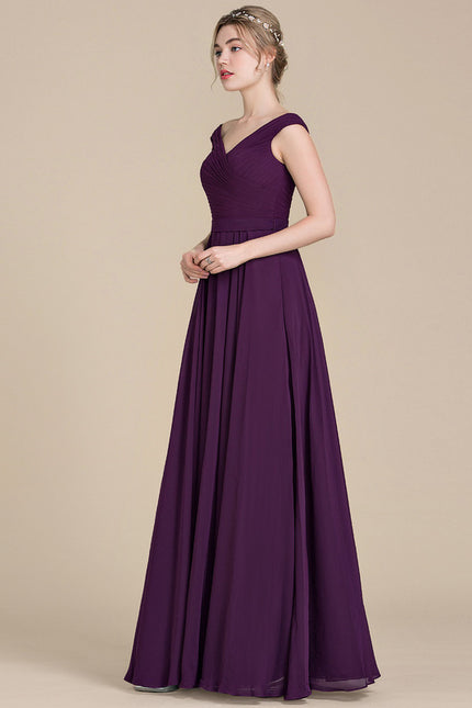 Robe Trapèze Sérénade Violette - gallery 3