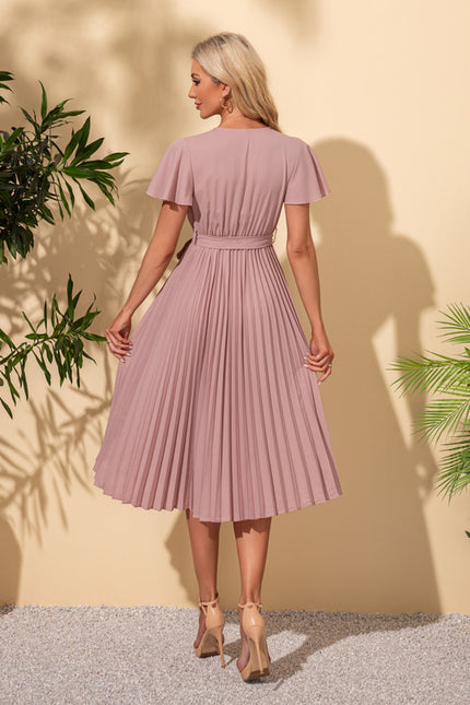 Robe Trapèze Midi Épure - gallery 5