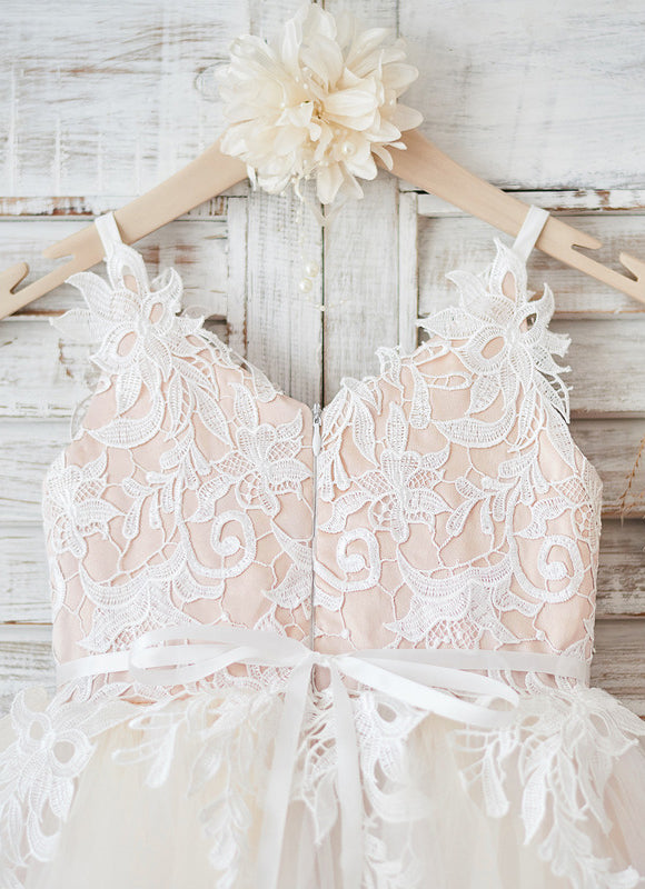 Robe Trapèze Fille Mariage Éclat - gallery 3