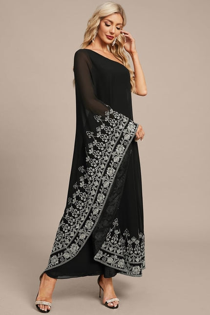Robe Trapèze Chic Monochrome - gallery 5