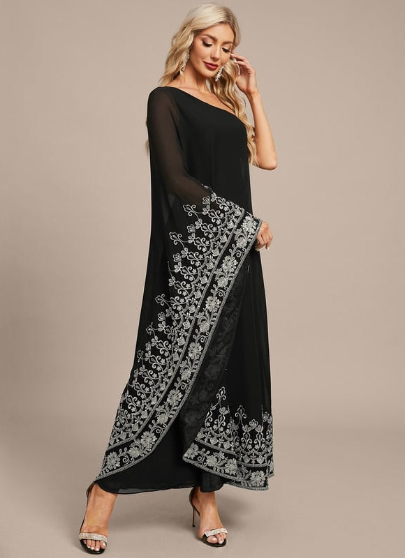 Robe Trapèze Chic Monochrome - gallery 5