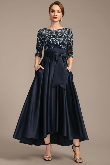 Robe Trapèze Satin Nuit
