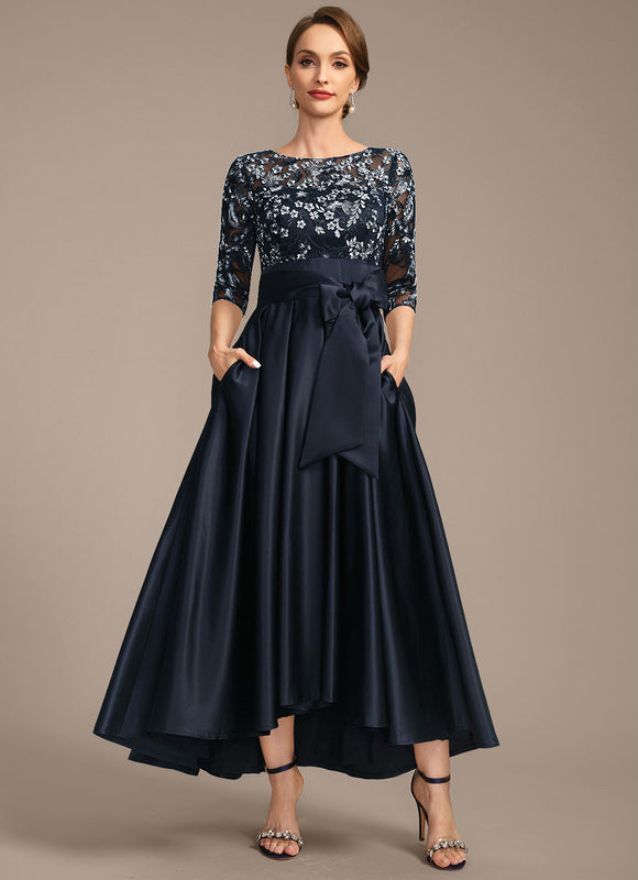 Robe Trapèze Satin Nuit