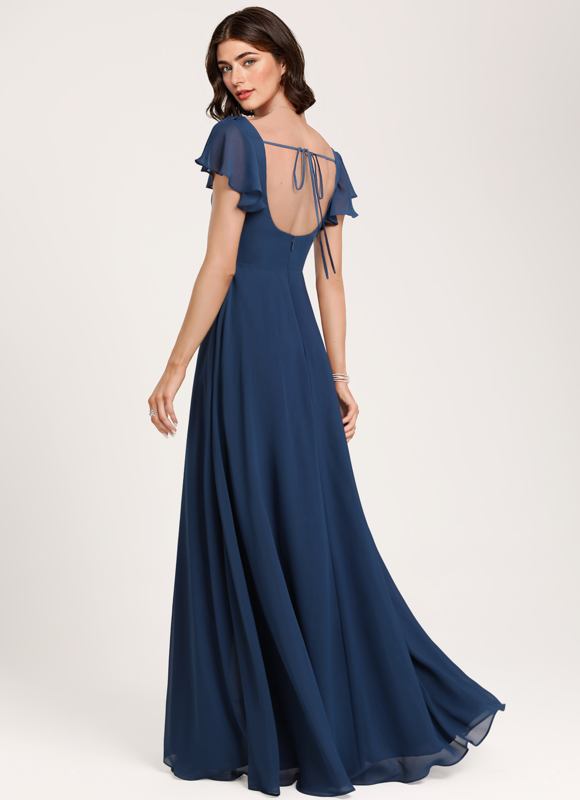 Robe Trapèze Flottante Aqua - gallery 4