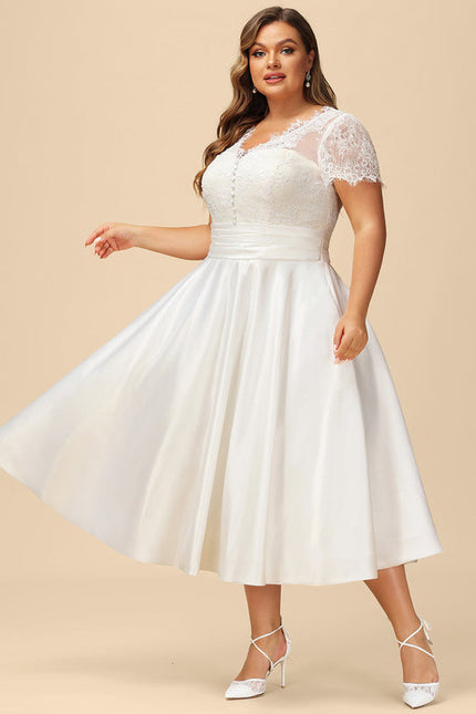 Robe Trapèze Lueur Nuptiale - gallery 5