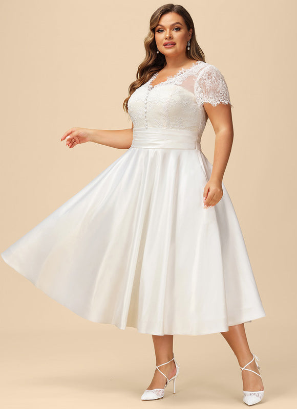 Robe Trapèze Lueur Nuptiale - gallery 5