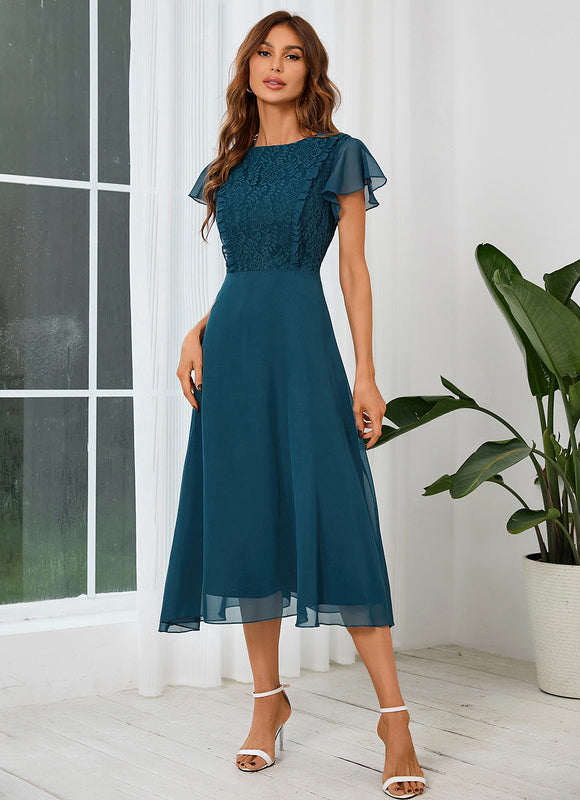 Robe Trapeze Rose Poudré