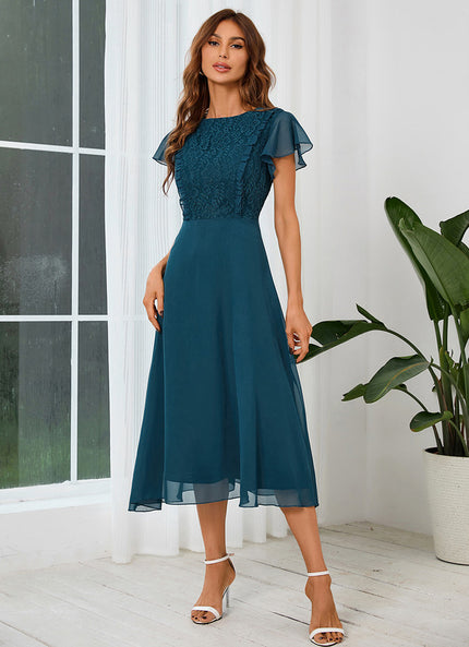 Robe Trapeze Rose Poudré