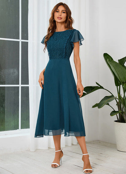 Robe Trapeze Rose Poudré