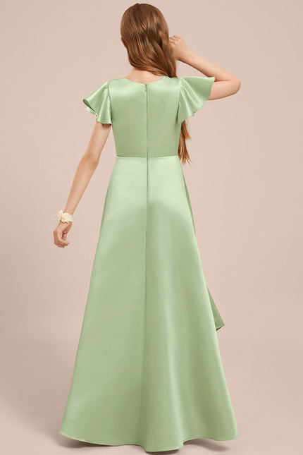 Robe Trapèze Satin Marine Chic - gallery 5