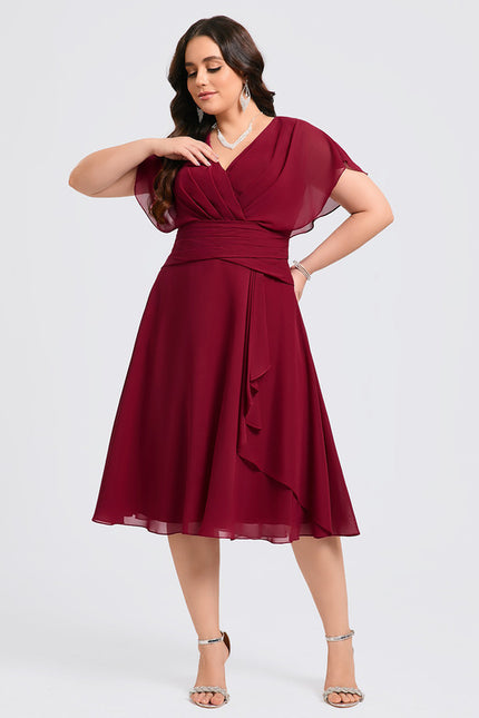 Robe Trapèze Émeraude Volante - gallery 9