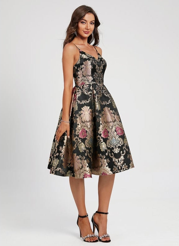 Robe Trapèze Flamme Royale - gallery 2