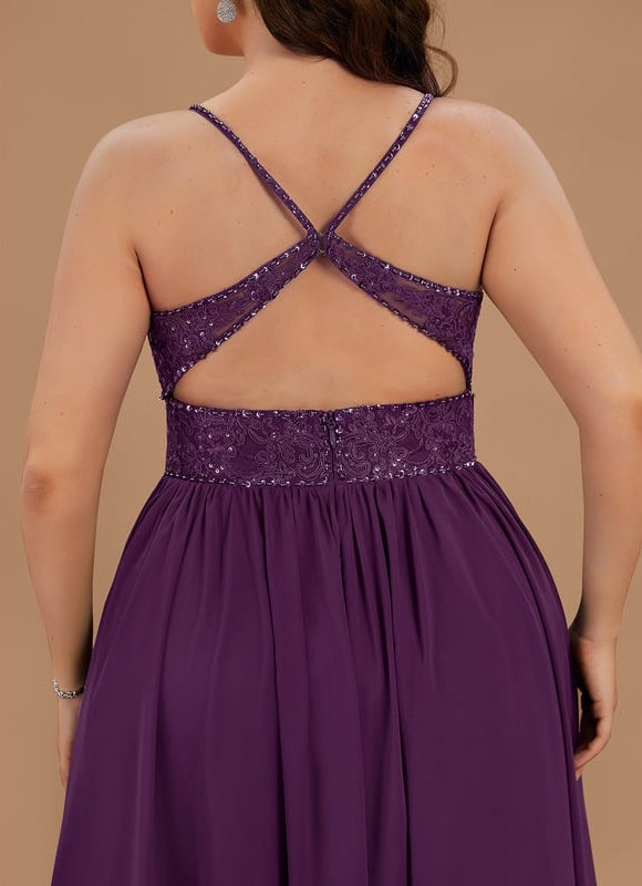 Robe Trapèze Lueur Élégante - gallery 7