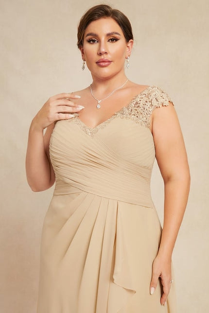 Robe Trapèze Nuance De Velours - gallery 7