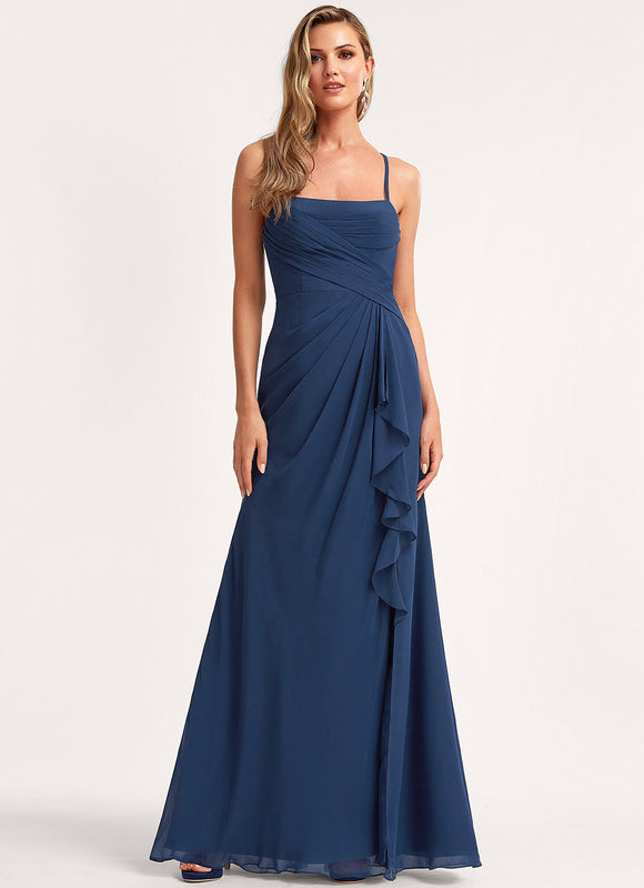 Robe Trapèze Flottante Aqua - gallery 1