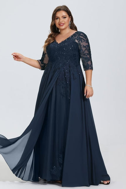 Robe Trapèze Glamour Vaporeuse - gallery 5