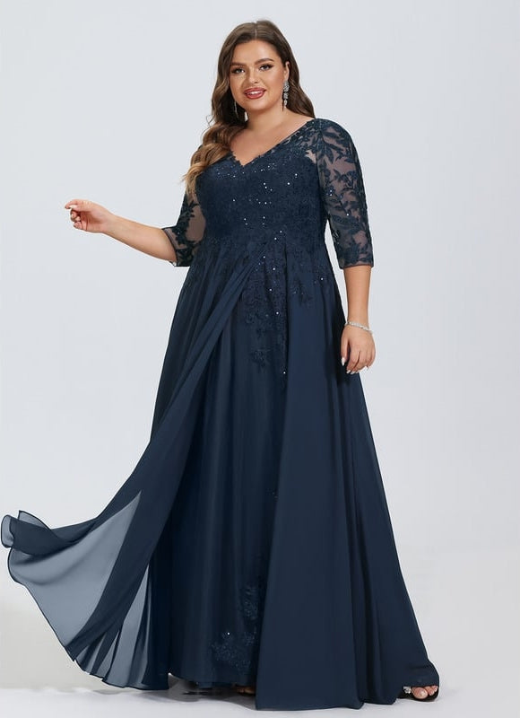 Robe Trapèze Glamour Vaporeuse - gallery 5