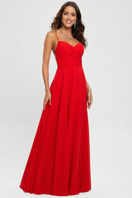 Robe Trapèze Élégance Rubis - gallery 5