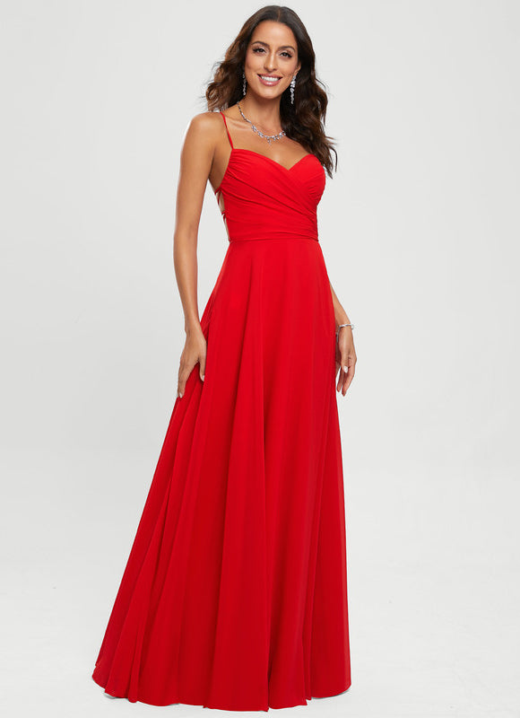 Robe Trapèze Élégance Rubis - gallery 5