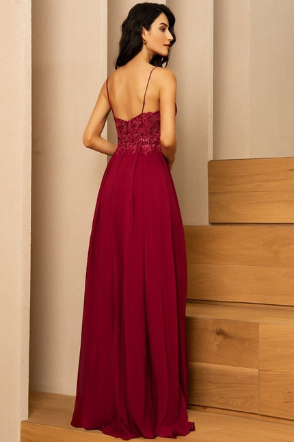 Robe Trapèze Glamour Vaporeuse - gallery 1