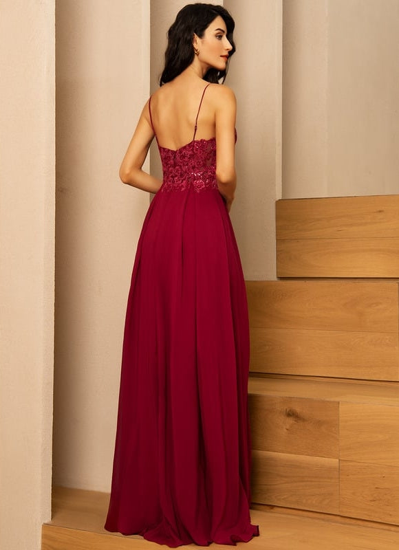 Robe Trapèze Glamour Vaporeuse - gallery 1