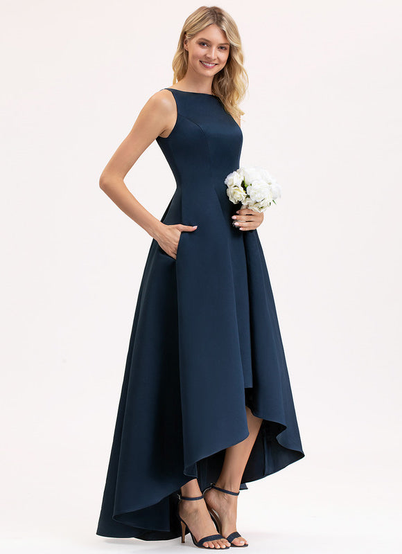 Robe Trapèze Satin Éclat Couture - gallery 2