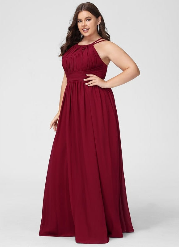 Robe Trapèze Élégance Pourpre Languide - gallery 9