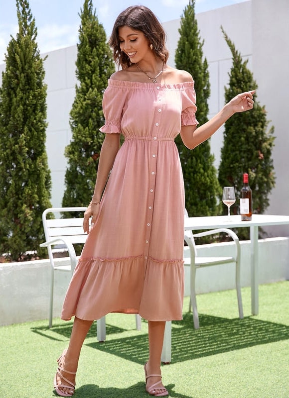 Robe Trapèze Légèreté Printanière - gallery 1