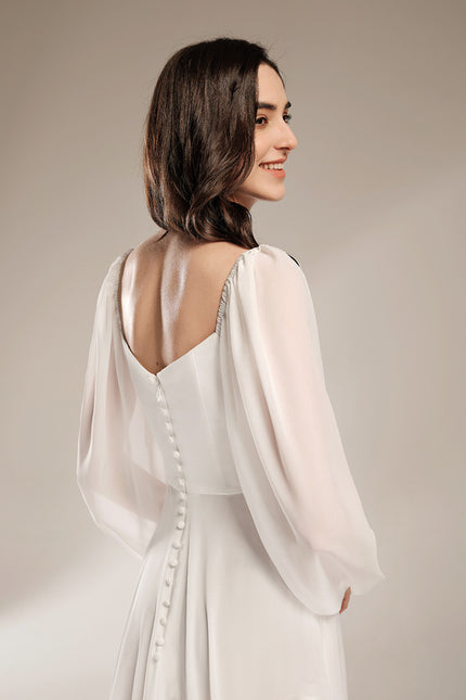 Robe Trapèze Vague Éthérée - gallery 1