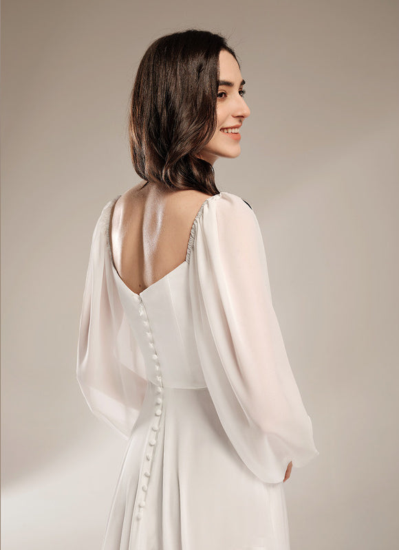 Robe Trapèze Vague Éthérée - gallery 1
