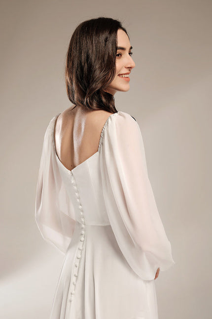 Robe Trapèze Vague Éthérée - gallery 1