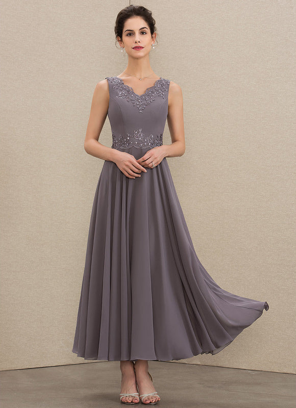 Robe Trapèze Chic Mousseline Sophistiquée - gallery 5