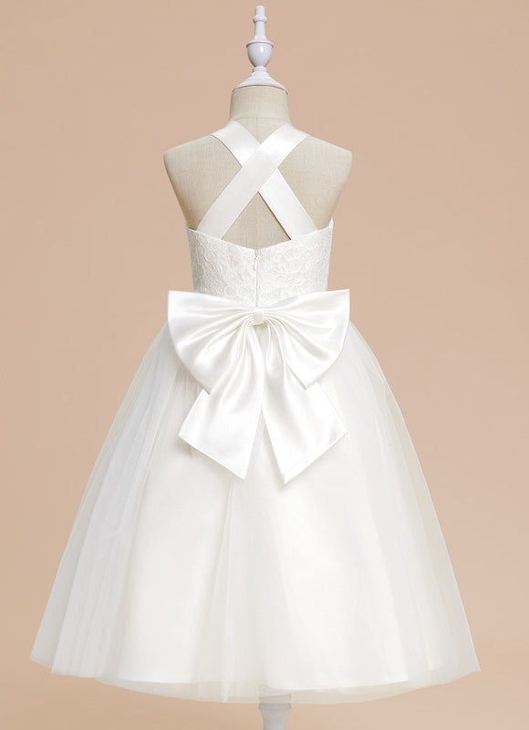 Robe Trapèze Nœud Éclatant