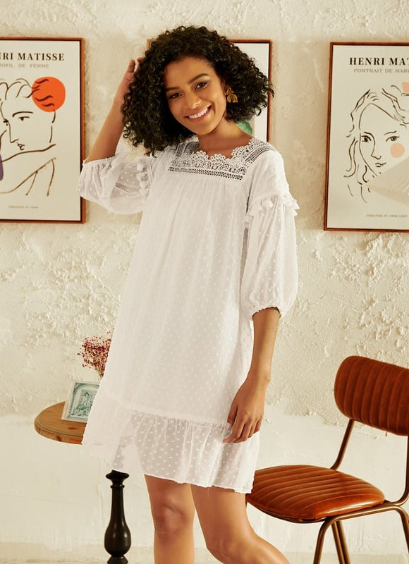 Robe Trapèze Lumière Aérienne