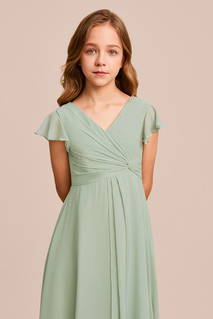 Robe Trapèze Brise De Menthe - gallery 1