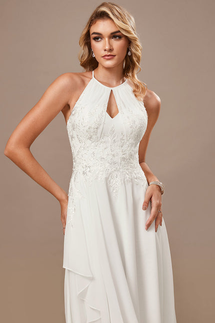 Robe Trapèze Asymétrique Éclatante - gallery 5
