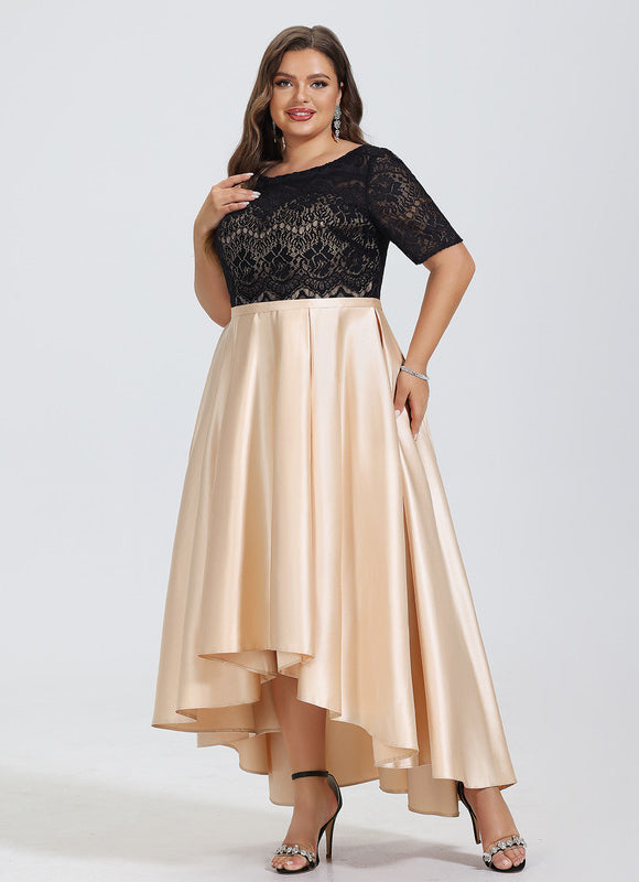 Robe Trapèze Chic Satiné - gallery 9