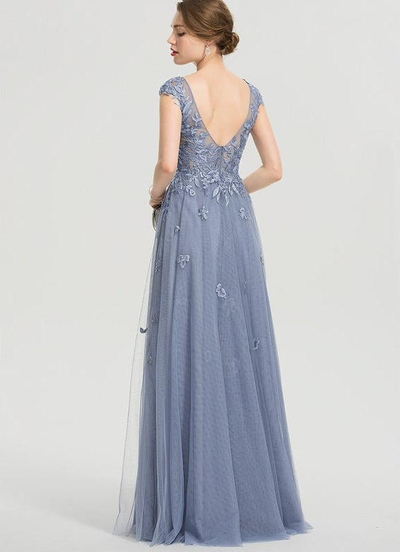 Robe Trapèze Sublime Chiffon Étoilé - gallery 1