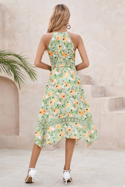 Robe Trapèze Élégance Tropicale - gallery 2