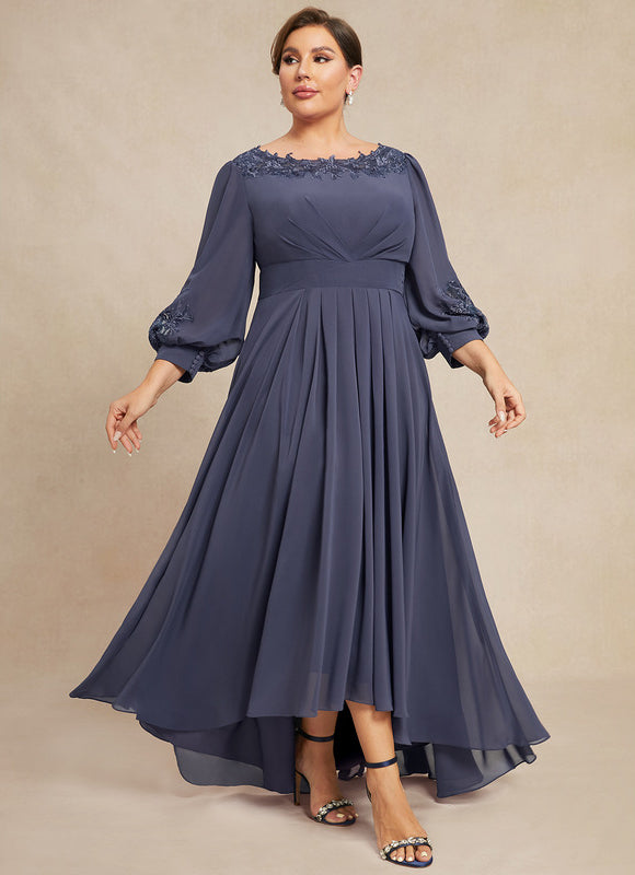 Robe Trapèze Mousseline Moderne - gallery 7