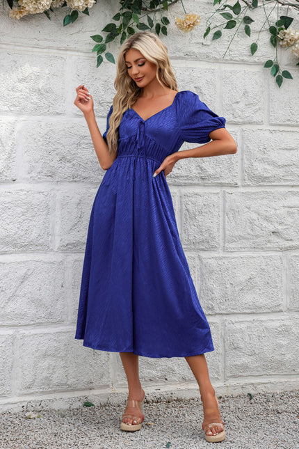 Robe Trapèze Éclat Indigo - gallery 3
