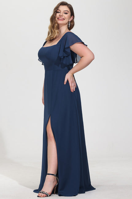 Robe Trapèze Flottante Aqua - gallery 8