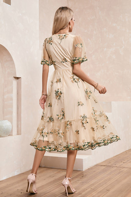 Robe Trapèze Florale Chic - gallery 5