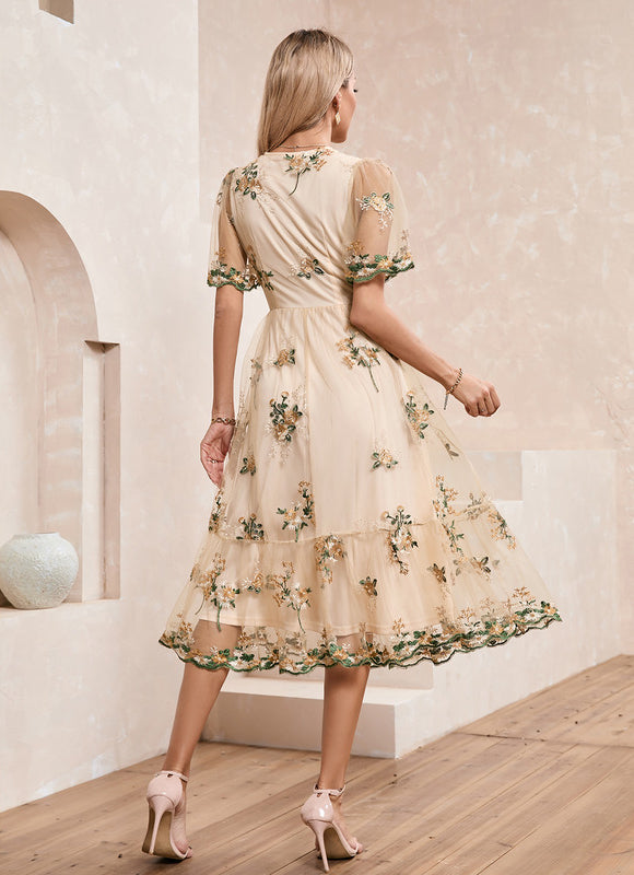 Robe Trapèze Florale Chic - gallery 5