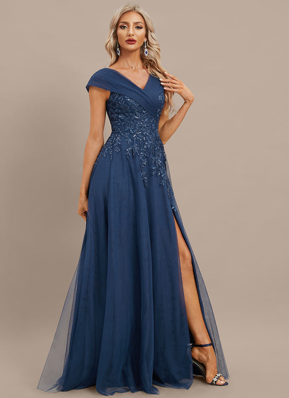 Robe Trapèze Nuit Émeraude Couture - gallery 5